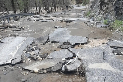 Tunceli-Ovacık kara yolu ulaşıma kapatıldı