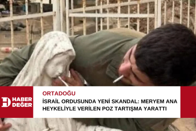 İsrail Ordusunda Yeni Skandal: Meryem Ana Heykeliyle Verilen Poz Tartışma Yarattı