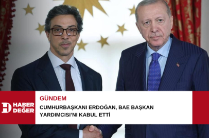 Cumhurbaşkanı Erdoğan, BAE Başkan Yardımcısı’nı kabul etti