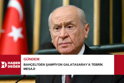 Bahçeli’den şampiyon Galatasaray’a tebrik mesajı