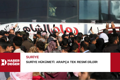 Suriye hükümeti: Arapça tek resmi dildir