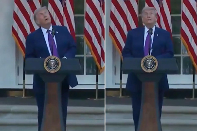 Trump’ın kuşu dron sanması sosyal medyada gündem oldu
