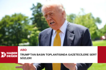 Trump’tan basın toplantısında gazetecilere sert sözler!