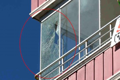 Samsun'un İlkadım ilçesinde sokağa insansız hava aracı düştü