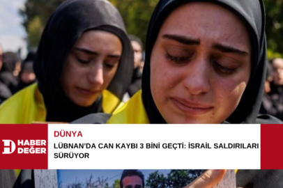 Lübnan’da can kaybı 3 bini geçti: İsrail saldırıları sürüyor