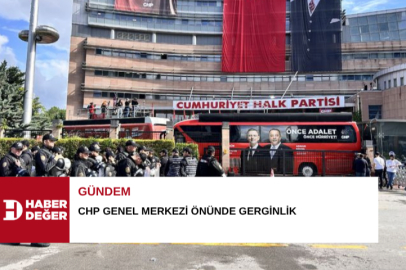 CHP Genel Merkezi önünde gerginlik!