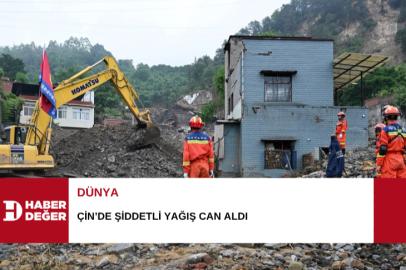 Çin’de şiddetli yağış can aldı