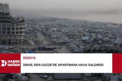 İsrail’den Gazze’de apartmana hava saldırısı