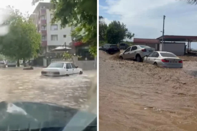 Sağanak ve dolu sonucu iki şehirde hasarlar meydana geldi