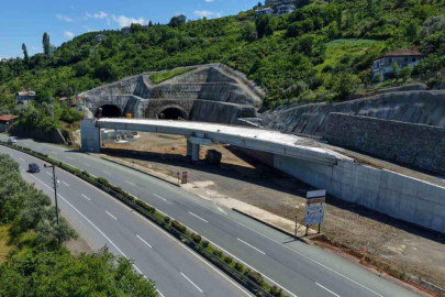 Trabzon Güney Çevre Yolu'nda çalışmalar sürüyor