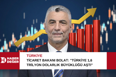 Ticaret Bakanı Bolat: "Türkiye 1,6 trilyon dolarlık büyüklüğü aştı"