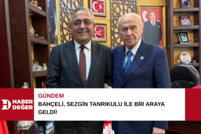 Bahçeli, Sezgin Tanrıkulu ile bir araya geldi!