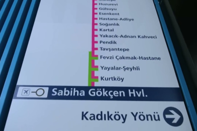Kadıköy-Sabiha Gökçen metro hattında seferler normale döndü