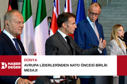 Avrupa liderlerinden NATO öncesi birlik mesajı