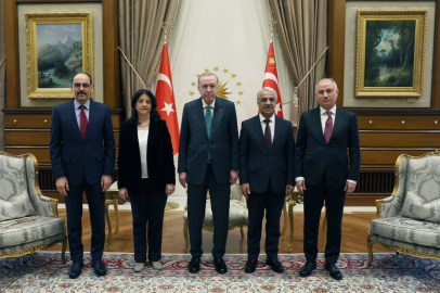 Cumhurbaşkanı Erdoğan, DEM Parti İmralı Heyeti’ni kabul etti
