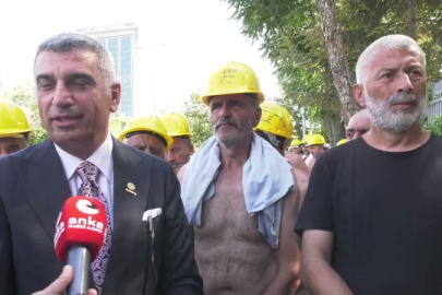 CHP Milletvekili Erol eylemdeki madencilere destek verdi: "Madenler kamulaştırılmalı"