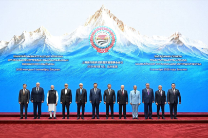 Cumhurbaşkanı Erdoğan ile Putin Şanghay Zirvesi'nde bir araya geldi