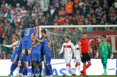 İlk yarı sonucu: Türkiye 0-3 İtalya