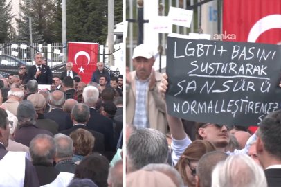 YENİ Parti’den AYM önünde sansür protestosu