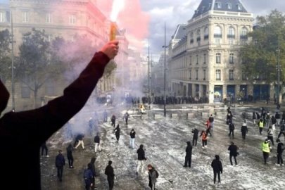Fransa’daki protestolarda bir günde 1.314 kişi gözaltına alındı