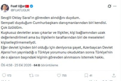 Gazeteci Fuat Uğur duyurdu: Cumhurbaşkanı Başdanışmanı Oktay Saral görevden mi alındı?