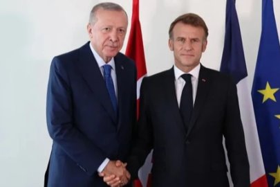 Cumhurbaşkanı Erdoğan Macron ile görüştü